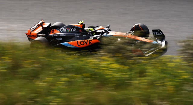 Lando Norris topped second practice