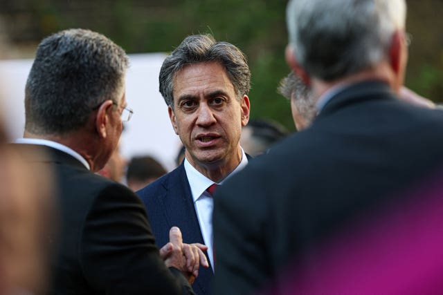 Secretary for Energy Security and Net Zero Ed Miliband 