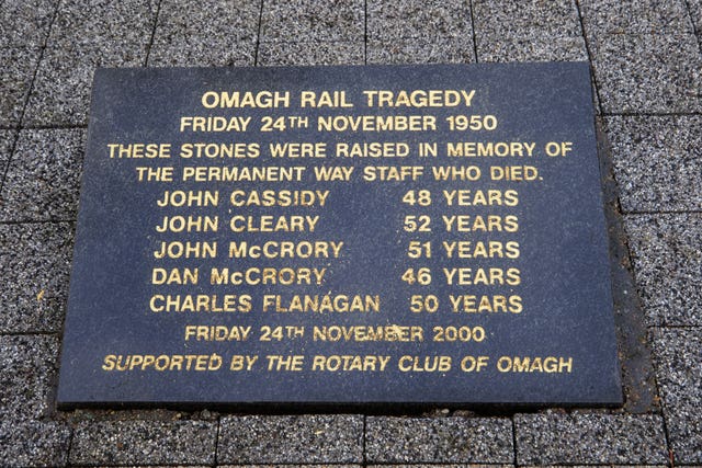 Omagh Rail Tragedy 75th anniversary