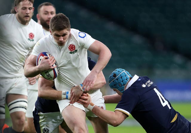 Mike Brown has called for Owen Farrell (pictured) to be dropped