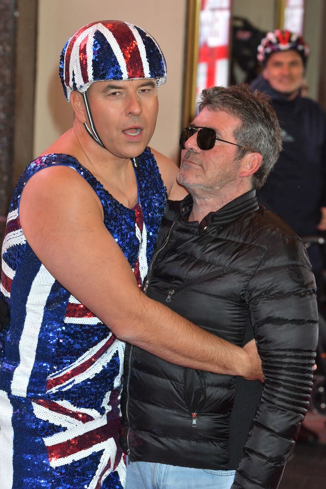 David Walliams (left) and Simon Cowell