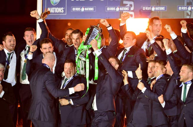 Rugby Ireland won the Six Nations title at Murrayfield in 2015 2015 RBS Six Nations – Scotland v Ireland – BT Murrayfield Stadium