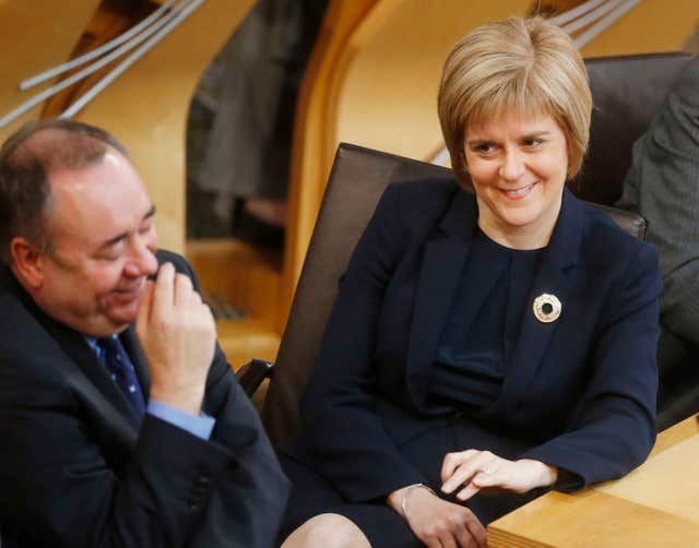 Alex Salmond and Nicola Sturgeon