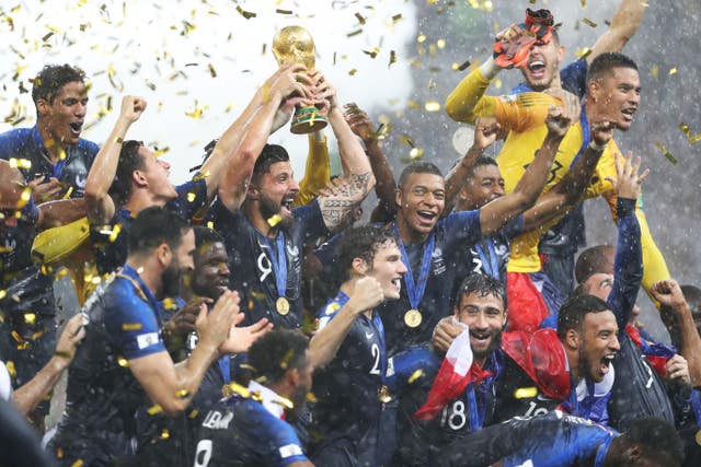 Olivier Giroud lifted the World Cup with France three years ago