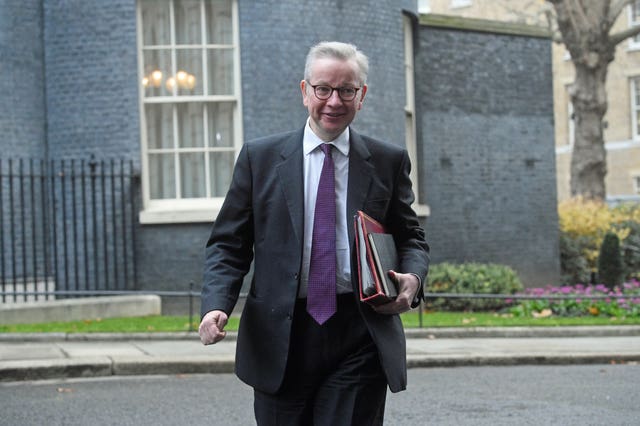 Michael Gove in Downing Street