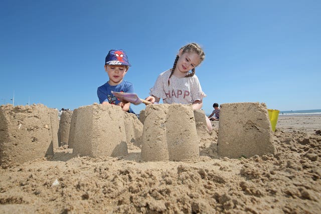 Children on beach