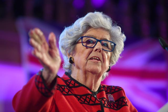 Baroness Betty Boothroyd (Victoria Jones/PA)