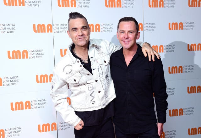 Robbie Williams and LMA conference