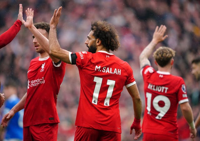 Salah rounded things off in injury time