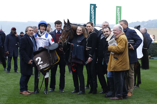 Lots to smile about for the Nigel Twiston-Davies team at Cheltenham