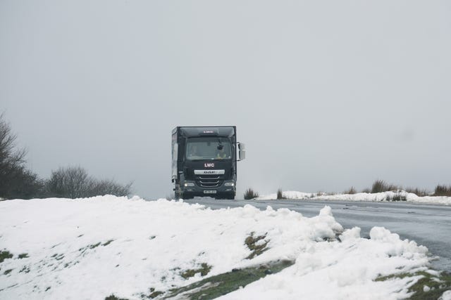 Snow and ice on the roads