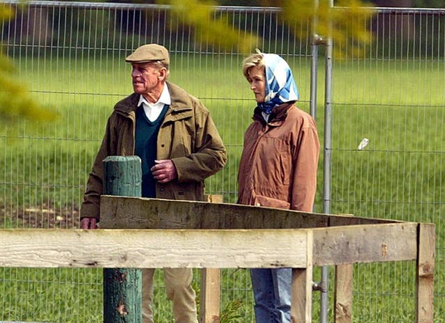 Philip with Lady Penny Romsey