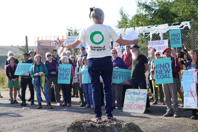 Environmental campaigners have called for the mine plans to be rejected by the Government (Owen Humphreys/PA)