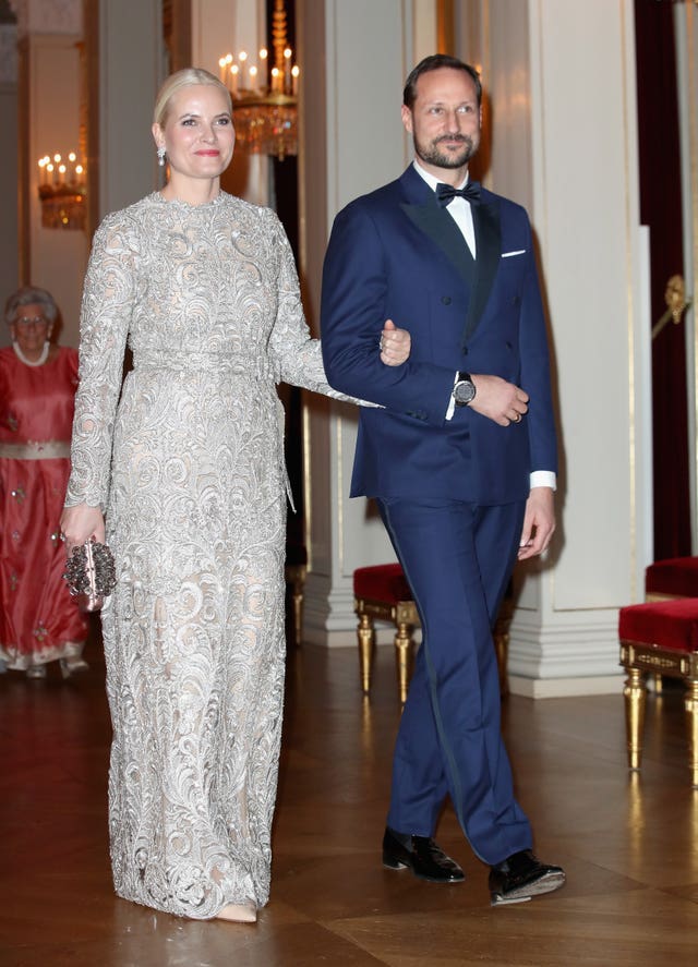Crown Prince Haakon with Crown Princess Mette Marit 