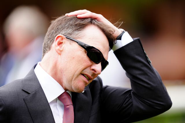 Trainer Aidan O’Brien at York 