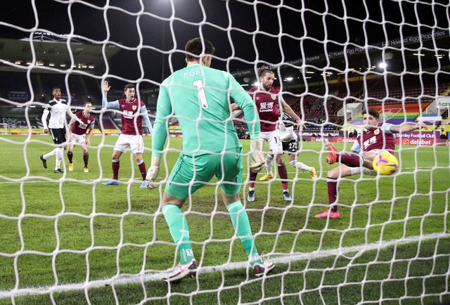 Fulham claimed the lead at Turf Moor