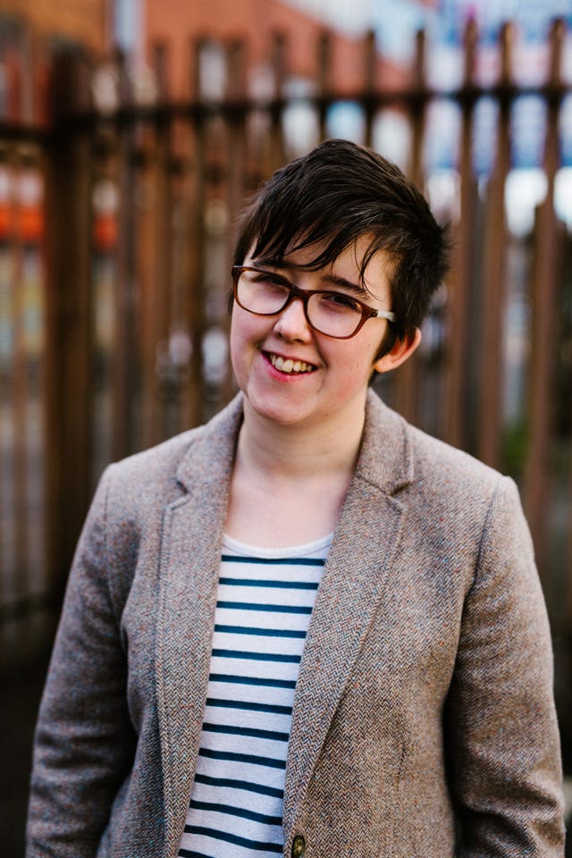 Handout photo of Lyra McKee smiling
