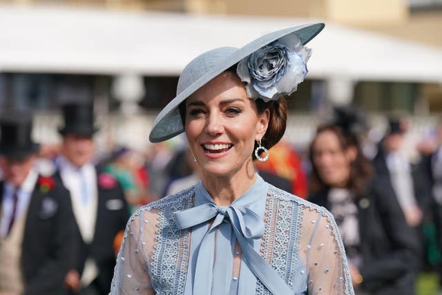 The Princess of Wales at the 2023 garden party 