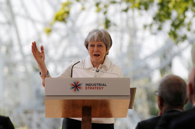The Prime Minister addressed the issue as she visited Jodrell Bank (Darren Staples/PA)
