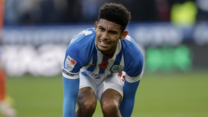 Kaine Kesler-Hayden was Huddersfield’s match-winner at Deepdale (Richard Sellers/PA)