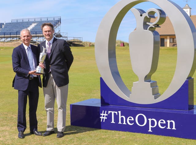 David Lidington visit to Royal Portrush Golf Club