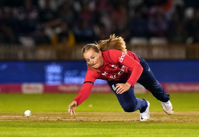 Sophie Ecclestone was the lone England representative in the women's XI.