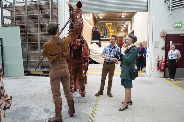 Princess Royal visit to National Theatre