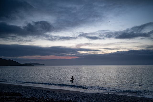 A beach in Falmouth