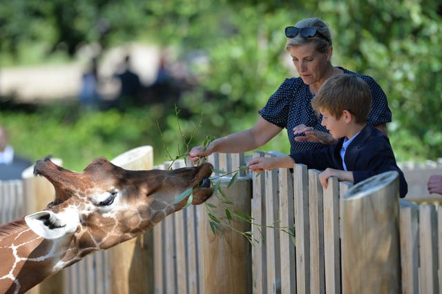 Royal visit to Wild Place Project