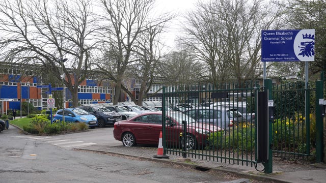 A general view of Queen Elizabeth's Grammar School in Faversham