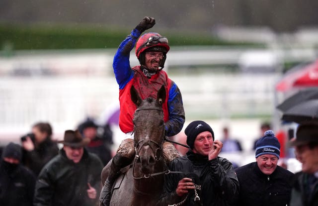 Patrick Mullins and Facile Vega at Cheltenham last year 