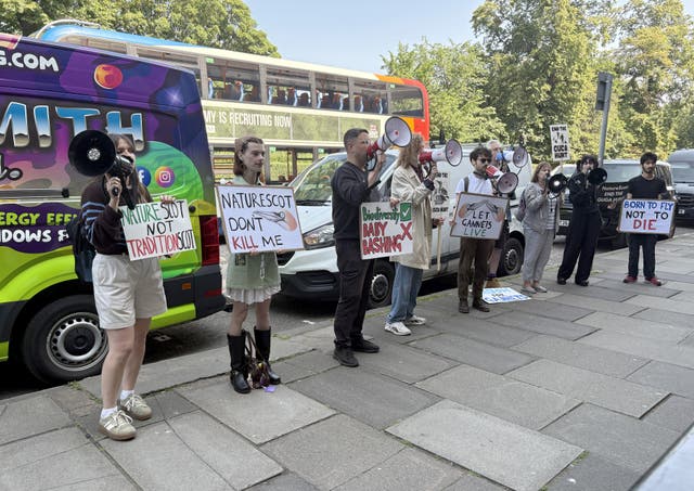 Protect the Wild protest
