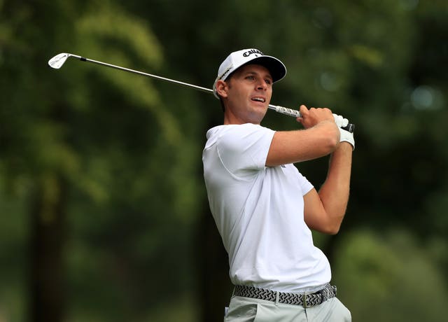 Italy’s Andrea Pavan tees off