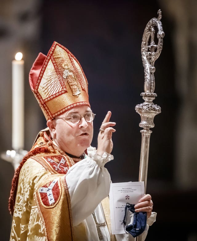 Archbishop of York in robes