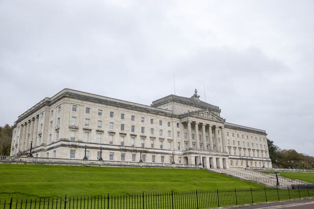 Parliament Buildings at Stormont Estate in Northern Ireland