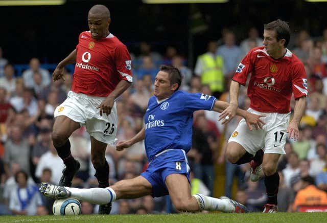 Quinton Fortune, left, made 76 Premier League appearances for Manchester United