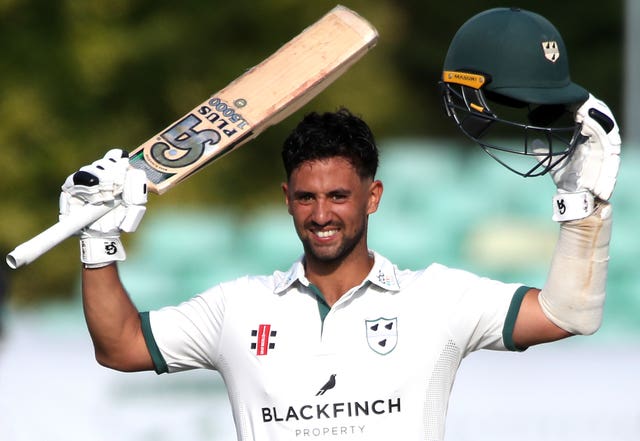Worcestershire’s Brett D’Oliveira produced a knock of 174.