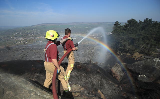 Ilkley Moor fires