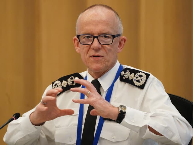 Metropolitan Police Commissioner Sir Mark Rowley