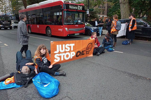 Just Stop Oil protest