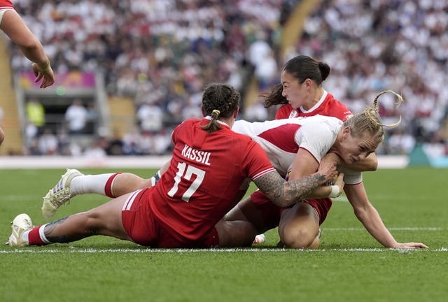 Alex Matthews touches down for England