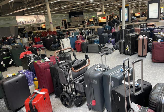 Baggage reclaim at Heathrow