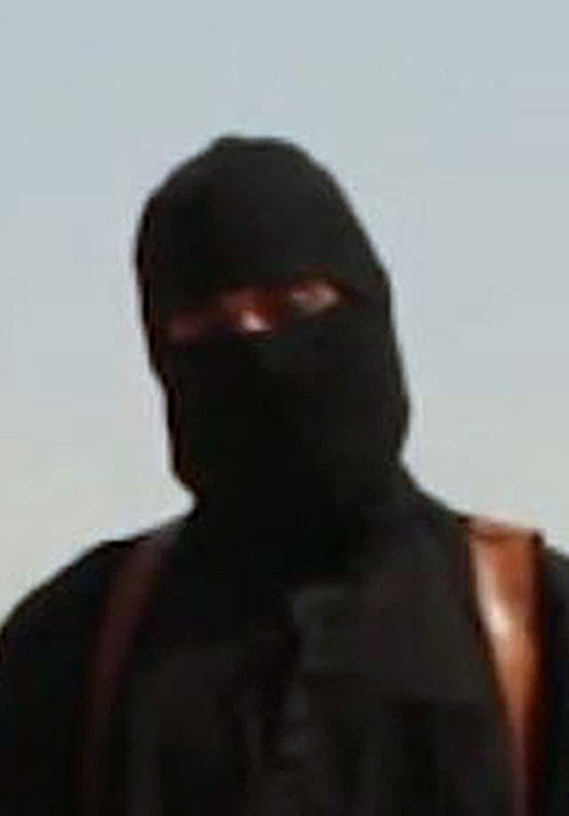 The militant dubbed Jihadi John (PA)