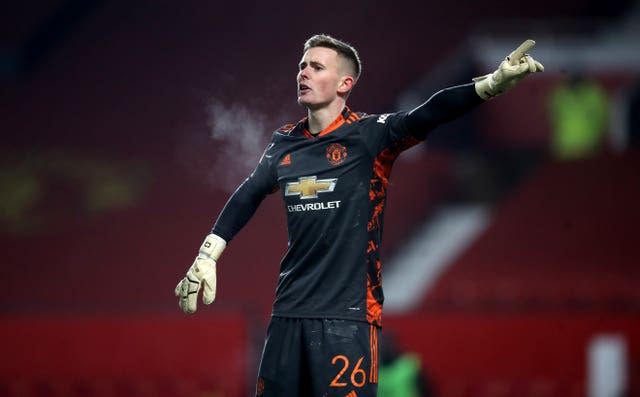 Manchester United goalkeeper Dean Henderson