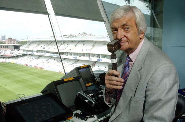 Richie Benaud commentated on the 2005 Ashes 