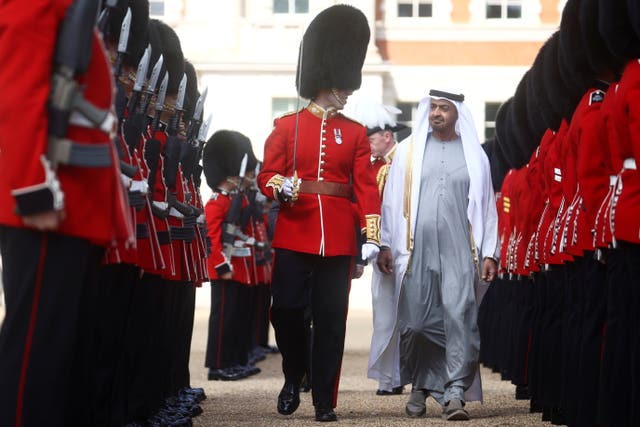 Crown Prince of the Emirate of Abu Dhabi visit to UK