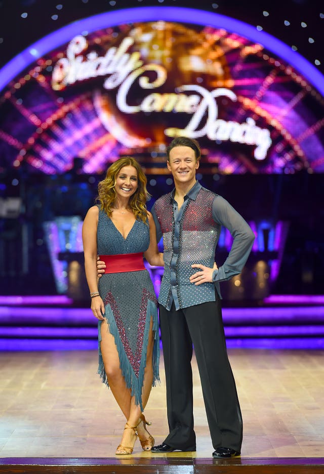 Louise Redknapp and Kevin Clifton on the Strictly Come Dancing Live Tour