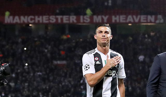 Ronaldo returned to Old Trafford with Juventus in 2018
