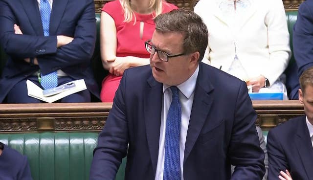 Shadow chancellor Mel Stride responds after Chancellor Rachel Reeves delivered her spending review to MPs 