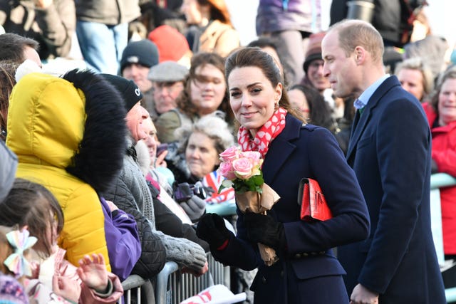 The Duke and Duchess of Cambridge visit south Wales